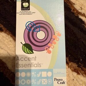 Cricut Purple and Green Floral Decor Accent